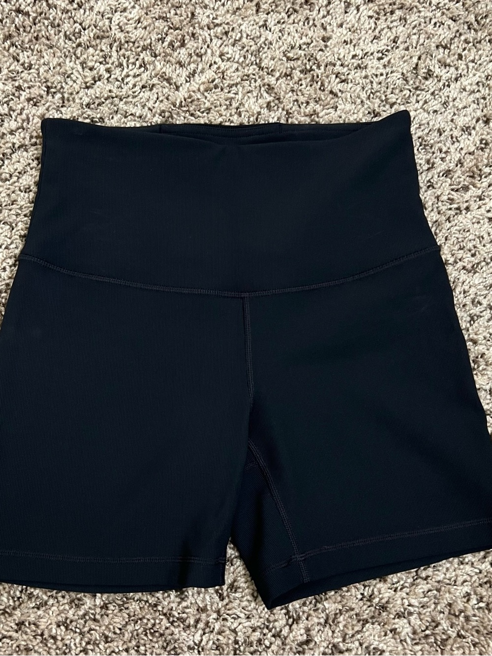 Zella Black High-Waist Bike Shorts